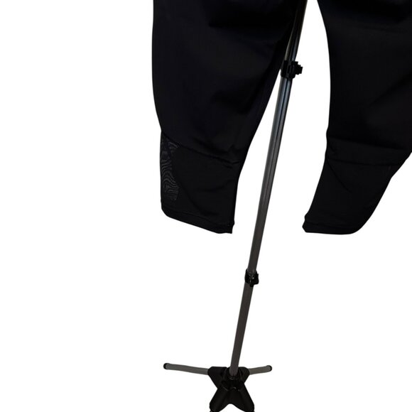 Women's Lululemon Align Crop Pants Size 10 - Black Mesh - Picture 10 of 12